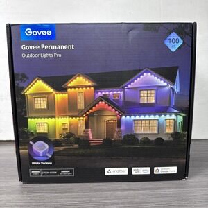Govee Permanent Outdoor‎ Lights Pro 100ft RGBIC Smart LED IP67 Alexa
